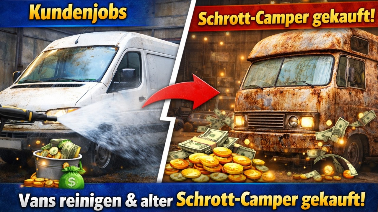 Schrott-Camper gekauft! | Bus Flipper: Renovator Simulator | Folge 2