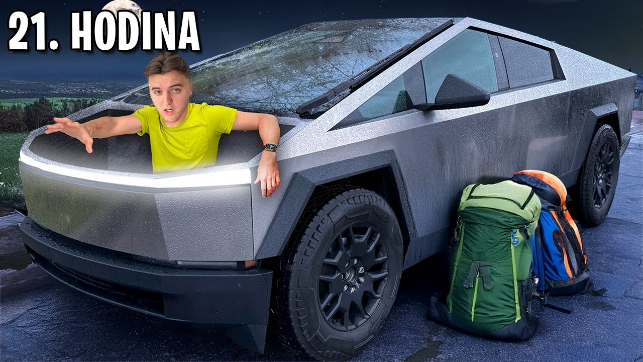 Přežil jsem Noc v CyberTrucku!