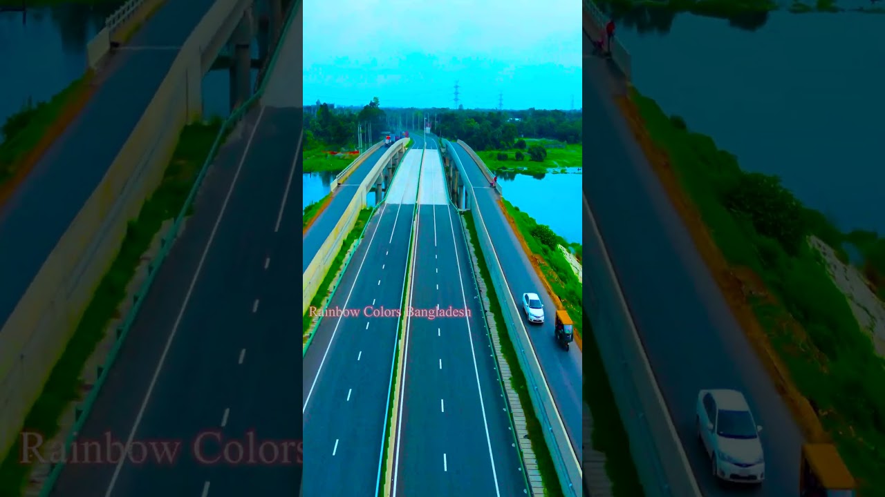 The country's most modern Dhaka bypass expressway was officially inaugurated.