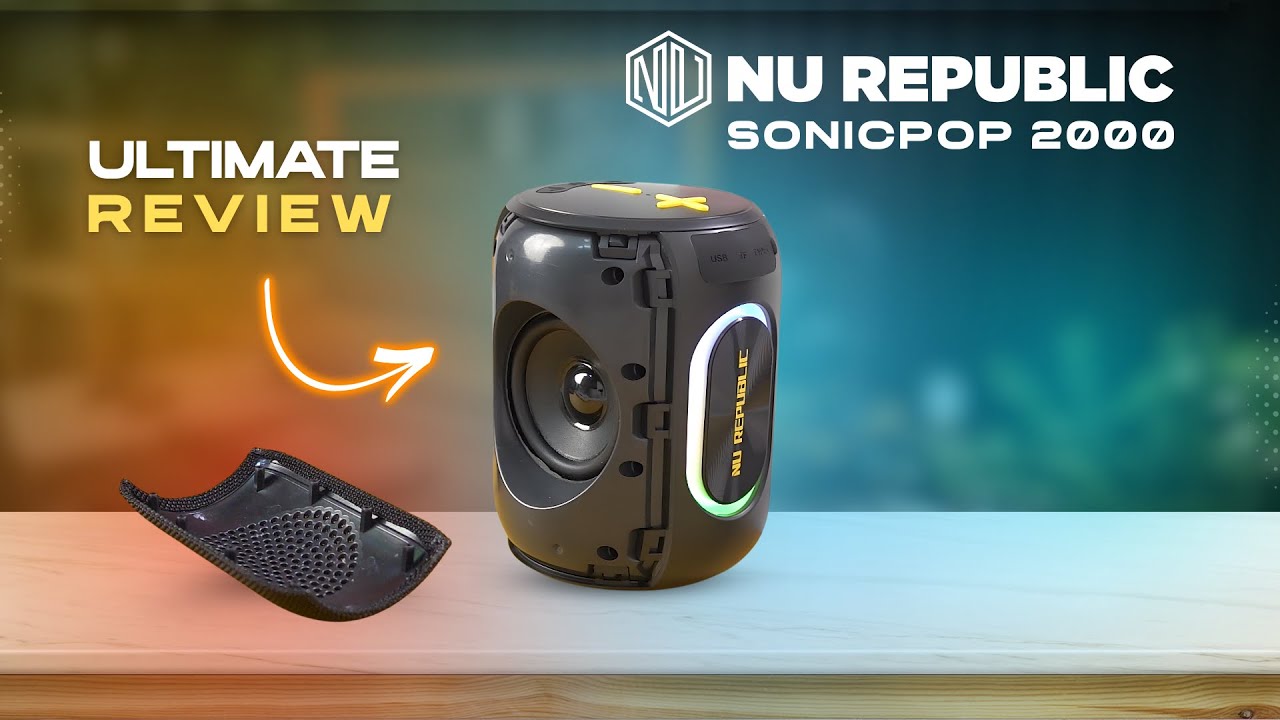 NU Republic Sonicpop 2000 Speaker Review & Teardown! Best BASS under ₹799?