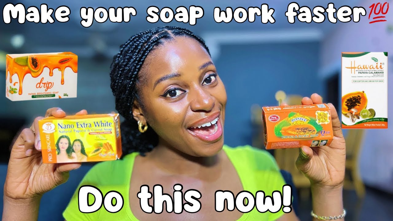 Make Your Cheap Brightening Soap Work 2x Faster Using This Simple Trick✨💯