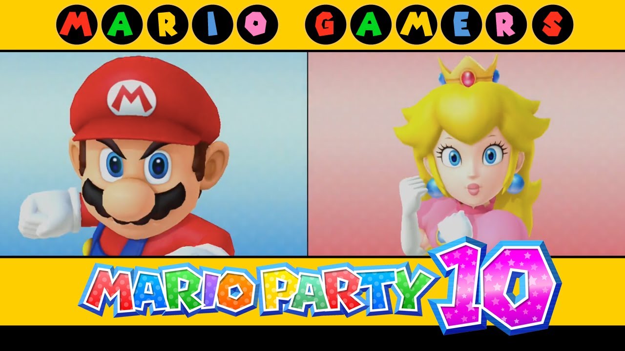 Mario Party 10 - Airship Central (Mario vs Peach)