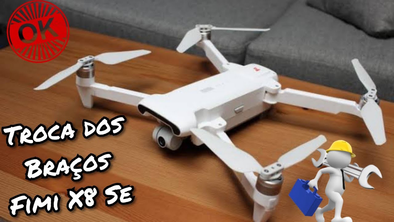 Como trocar Braços e Esc Fimi X8 Se em Português