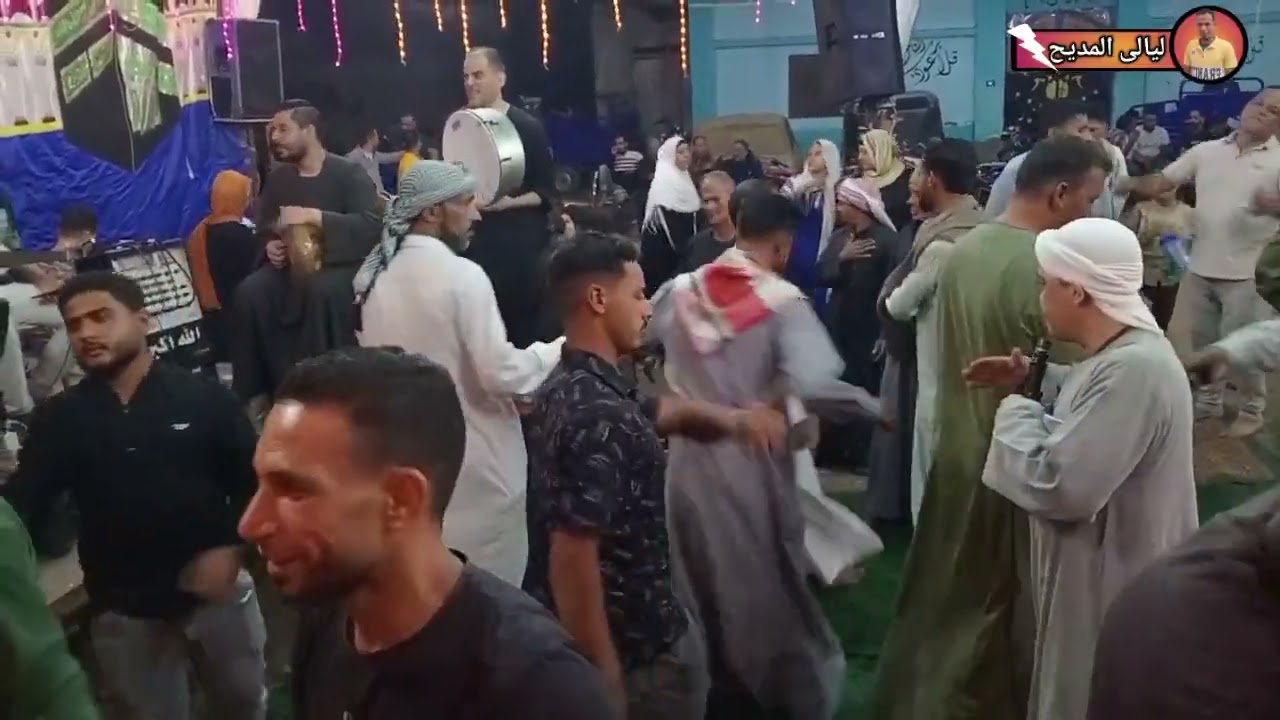 احلى شغل روووعه مع الشيخ محمد عادل العسكرى من ليلة الكابتن شعبان من الكسابيه