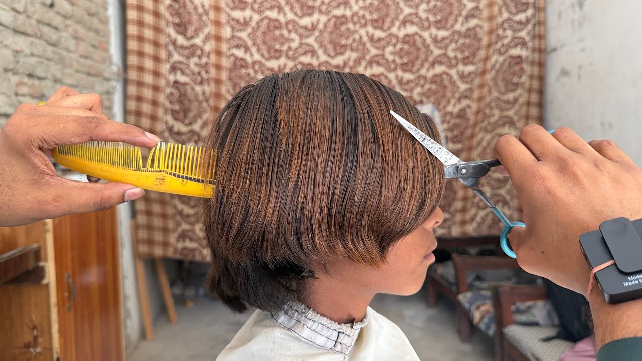 Silky Long Hair Transformation | log to short haircut |Look Changing 