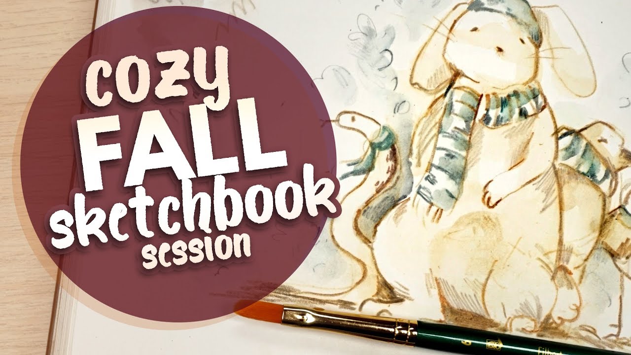Cozy Illustrations for Fall - Sketch With me! // Sketchbox Unboxing