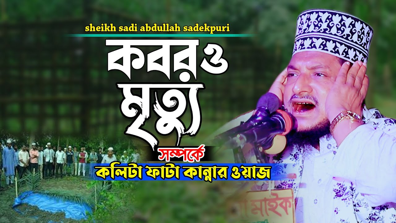 কবর ও মৃত্যুর সম্পর্কে ওয়াজ | শেখ সাদী আব্দুল্লাহ সাদেকপুরী ওয়াজ | shiekh sadi abdullah waz