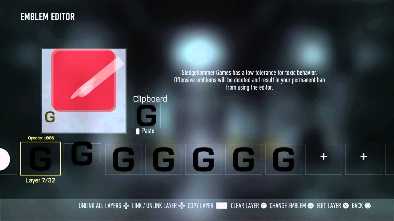 Grunder industries logo as COD:AW Emblem