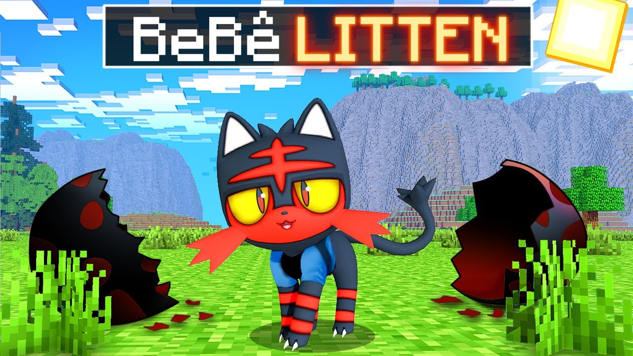 NASCI como um BEBÊ LITTEN no Minecraft