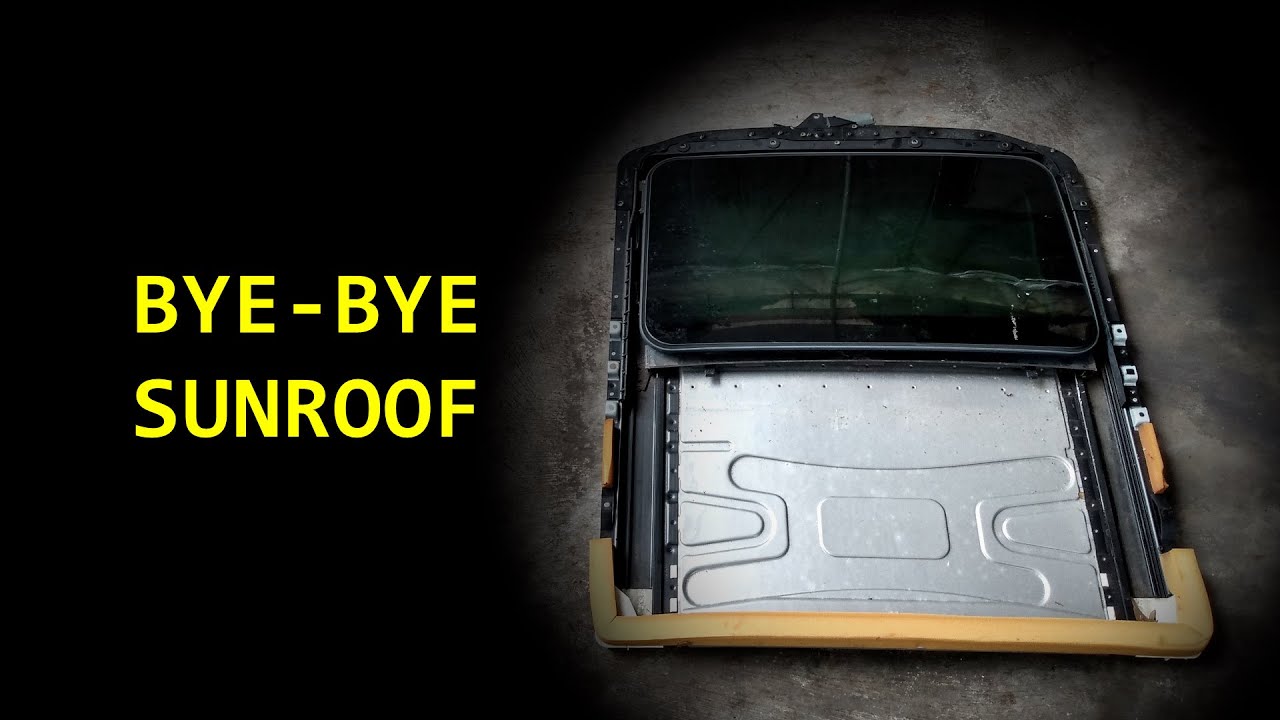 BMW E46 Project: Weight Reduction Part 4 (sunroof delete)