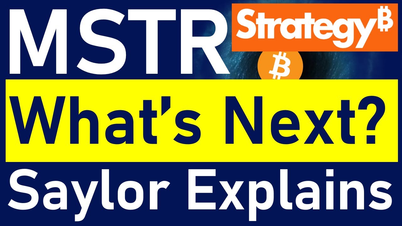 MSTR Stock: Saylor Clearly Explains What's Next... Here Is WHY He's Been Meeting with Banks!
