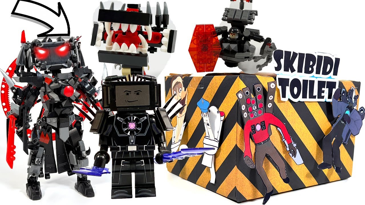 LEGO Skibidi Toilet 77, 78, 79  NEW Watchman of Doom | Unboxing Blind Box | Unofficial Minifigures