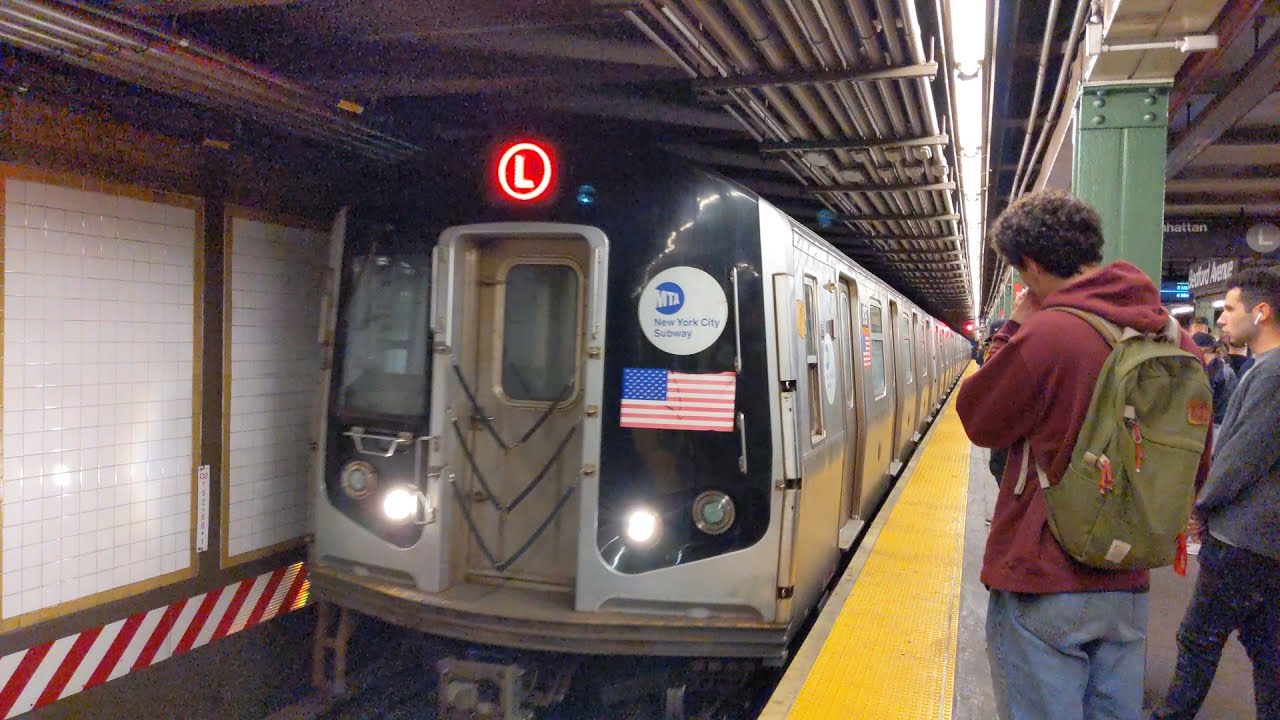 NYC Subway: R143 & R160 L Train Action @Bedford Av & 6th Av