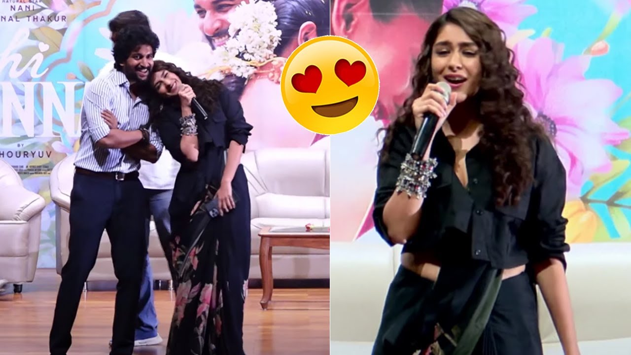 Actress Mrunal Thakur Sings Ammadi Song From Hi Nanna | MS Talkies
