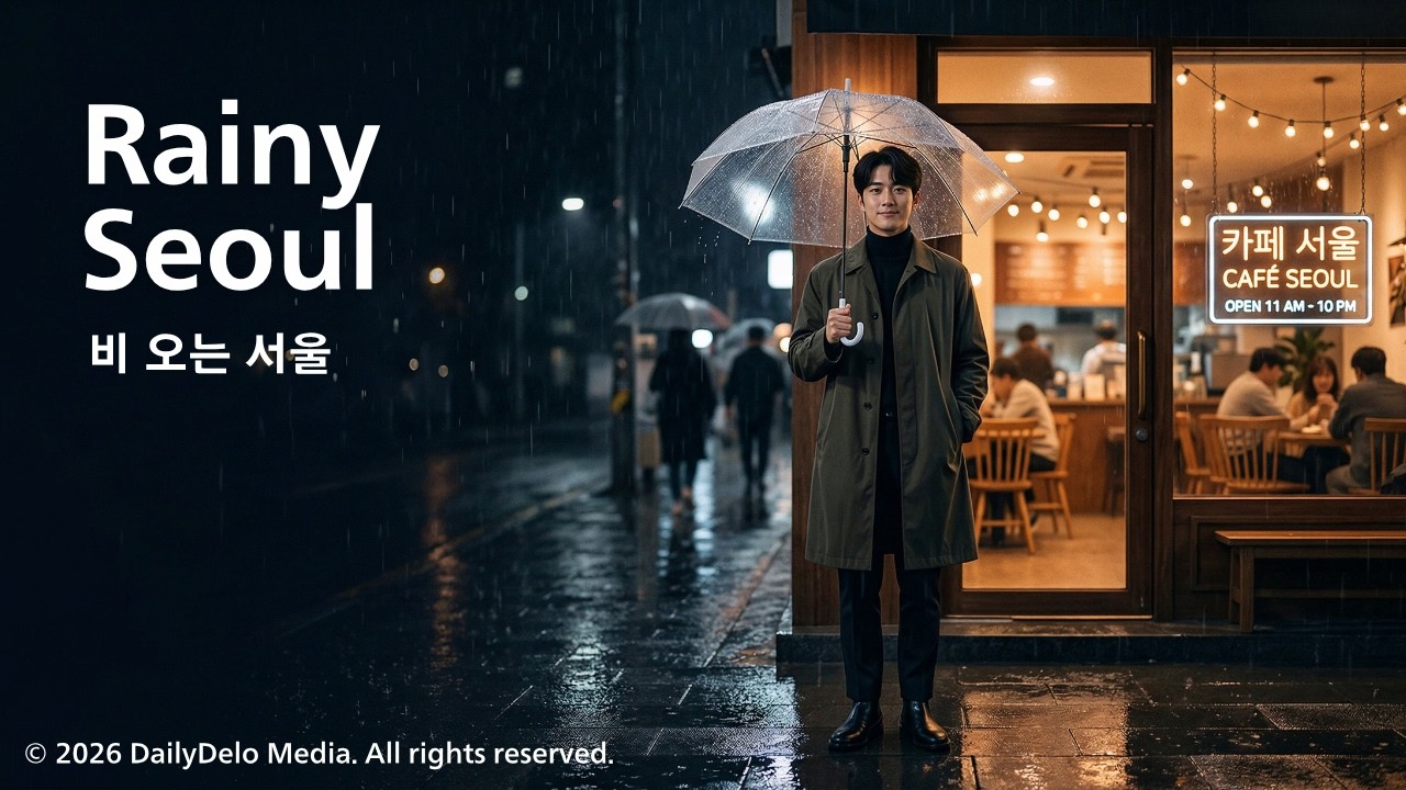 RAINY SEOUL 비 오는 서울 | KRnB & Soul Playlist for Rainy Days 🌧️
