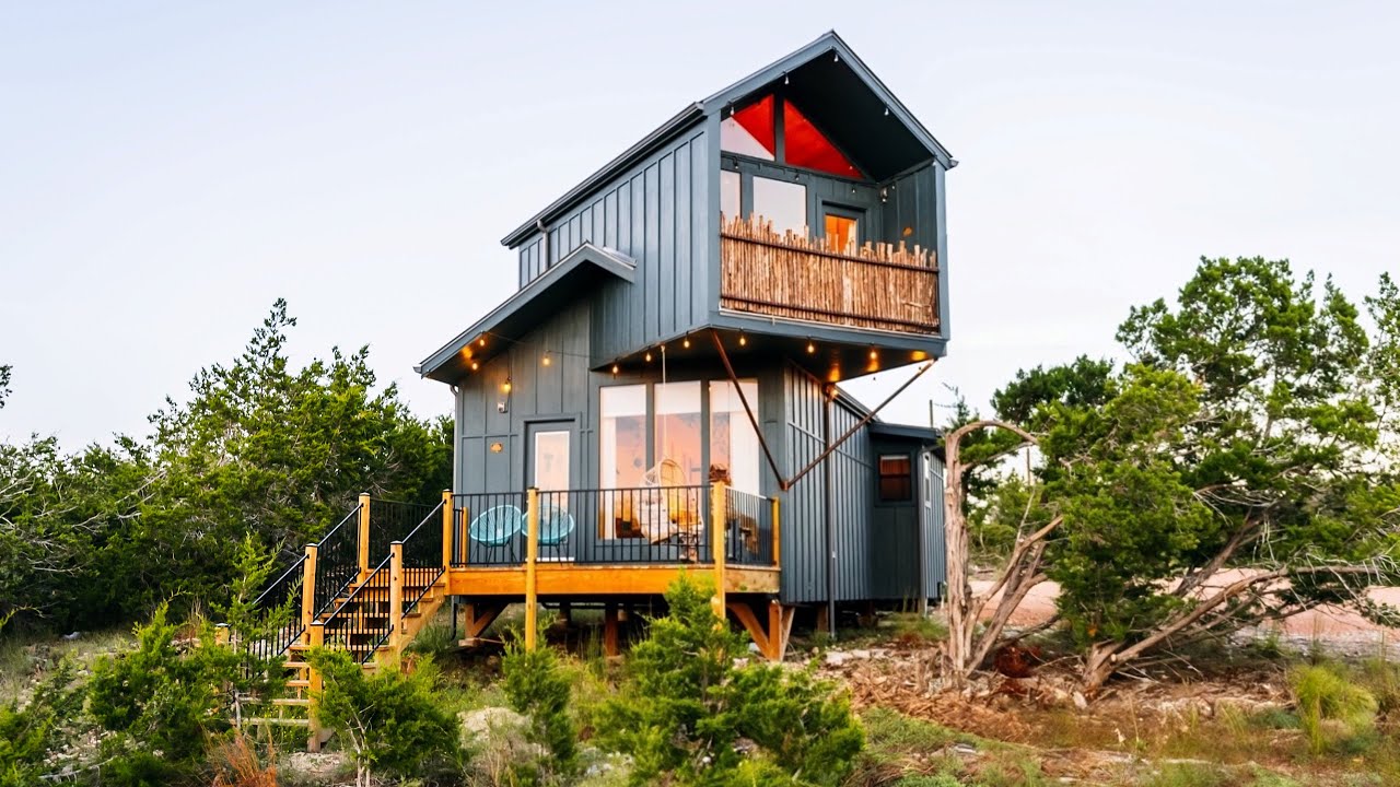 Custom Elevated Tree Home w/ King Suite! Full Tour!