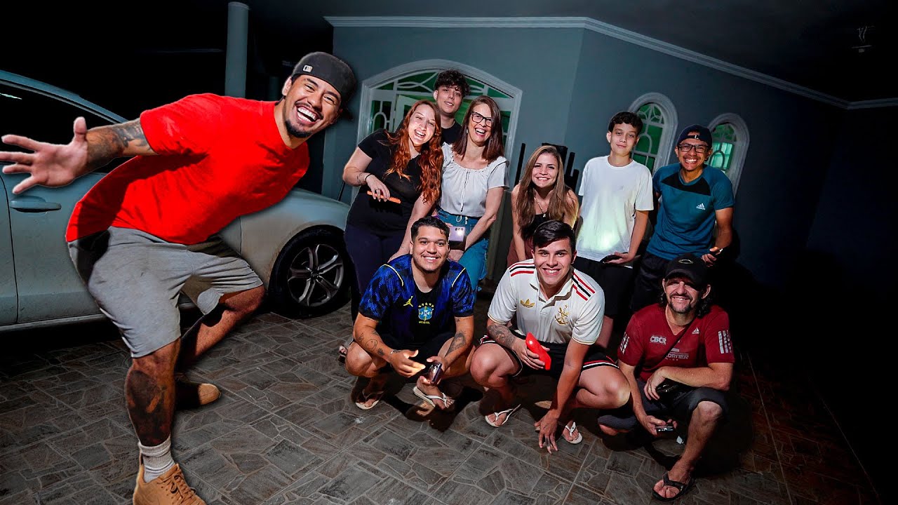 PRIMEIRA NOITE NA NOSSA NOVA CASA🏡 NOITE DA PIZZA COM A FAMILIA E OS AMIGOS!