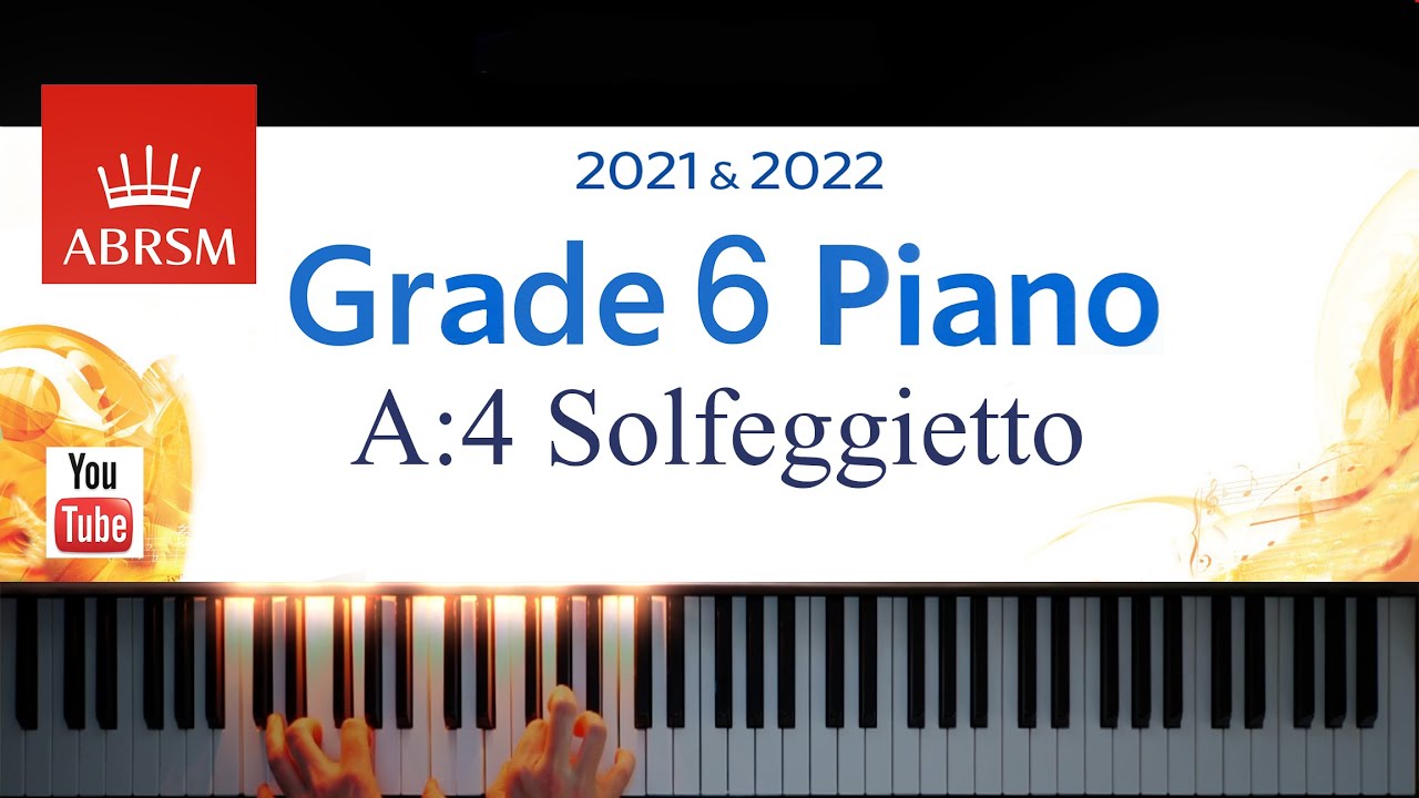 ABRSM 2021-2022 Grade 6, A:4. Solfeggietto~ C. P. E. Bach. Piano exam piece