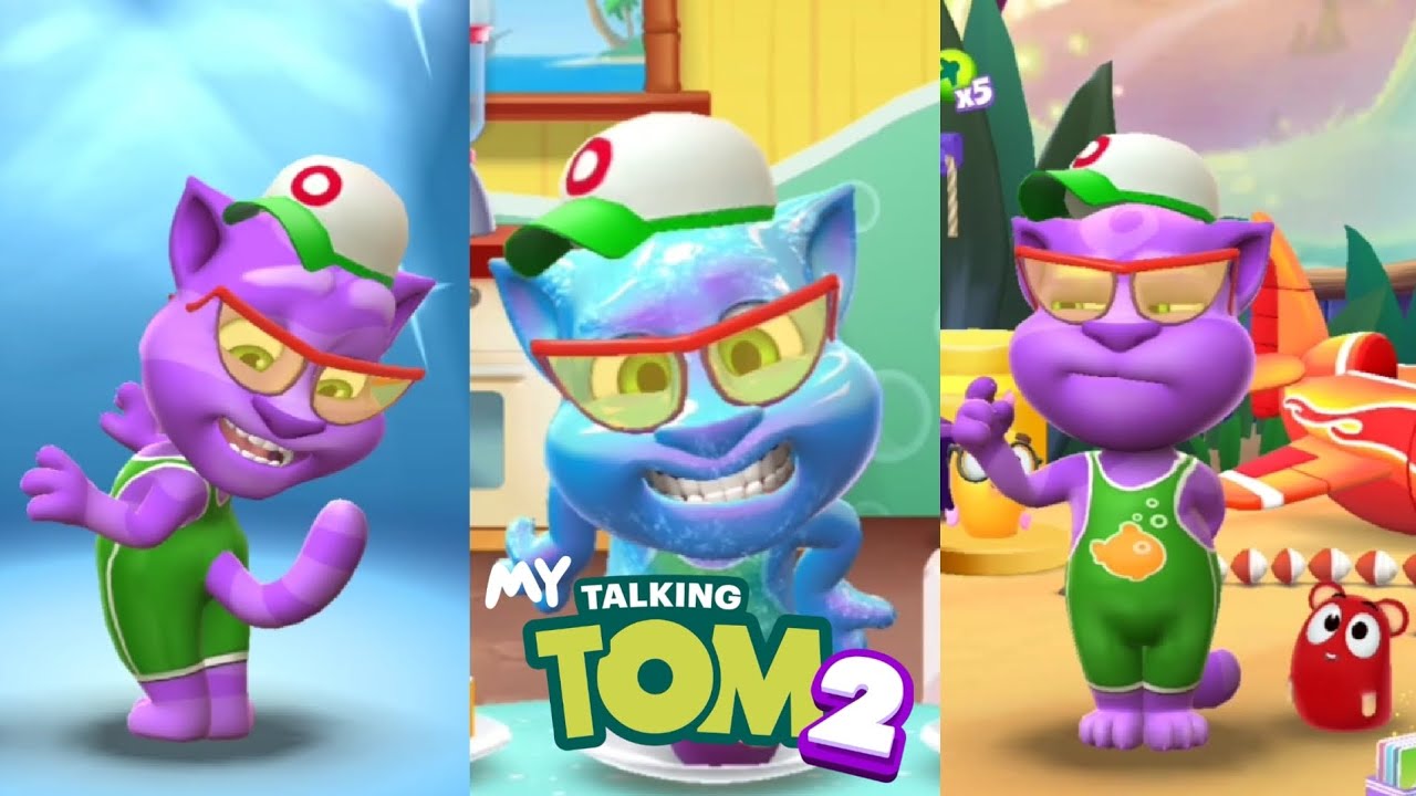 Tom Purple 💜 My Talking Tom 2 #mytalkingtom2