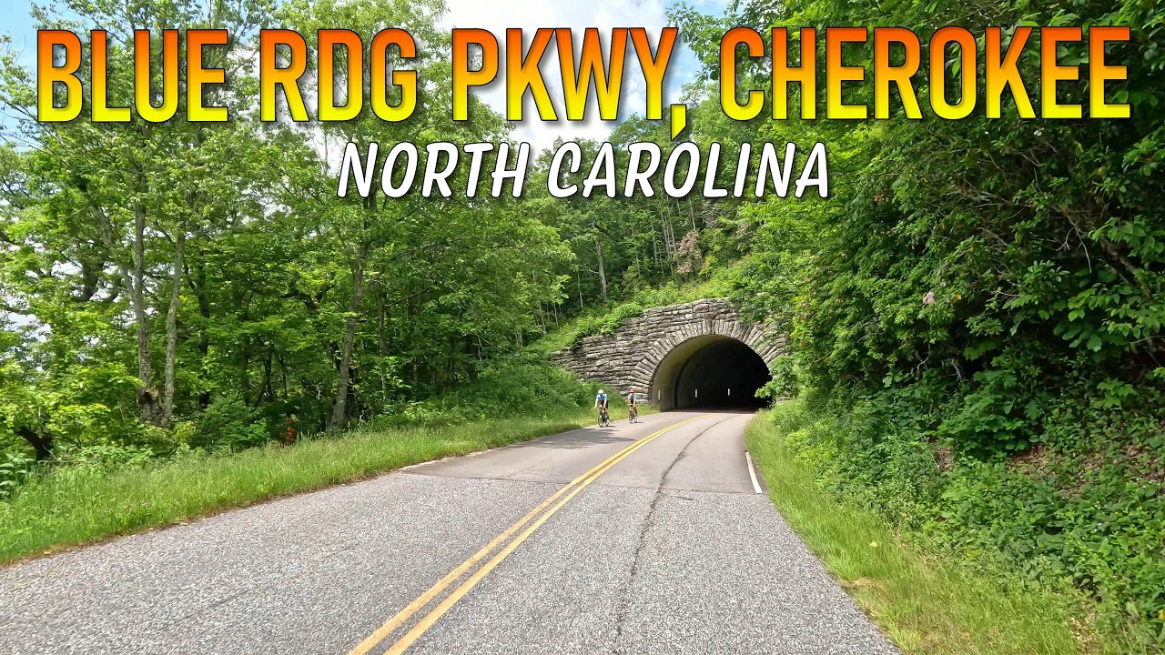 Blue Ridge Parkway - Cherokee NC Driving Through