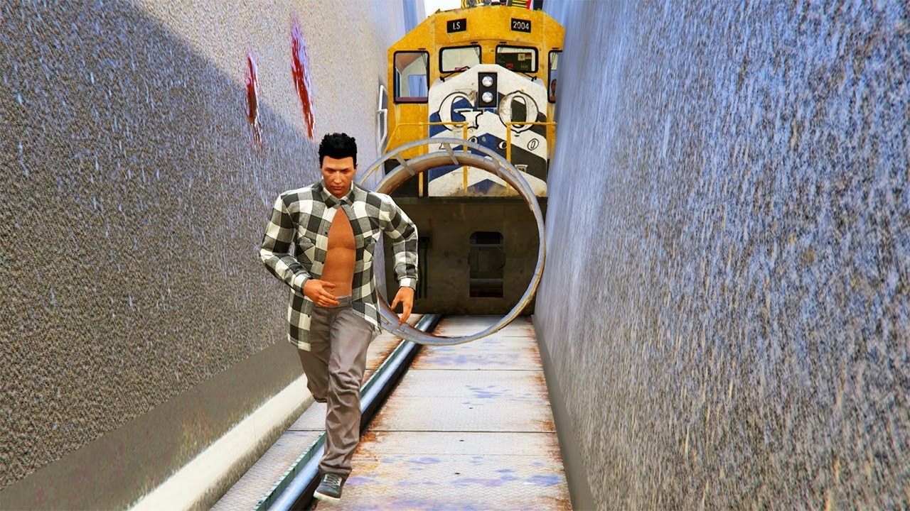 HARD PARKOUR vs TRAIN
