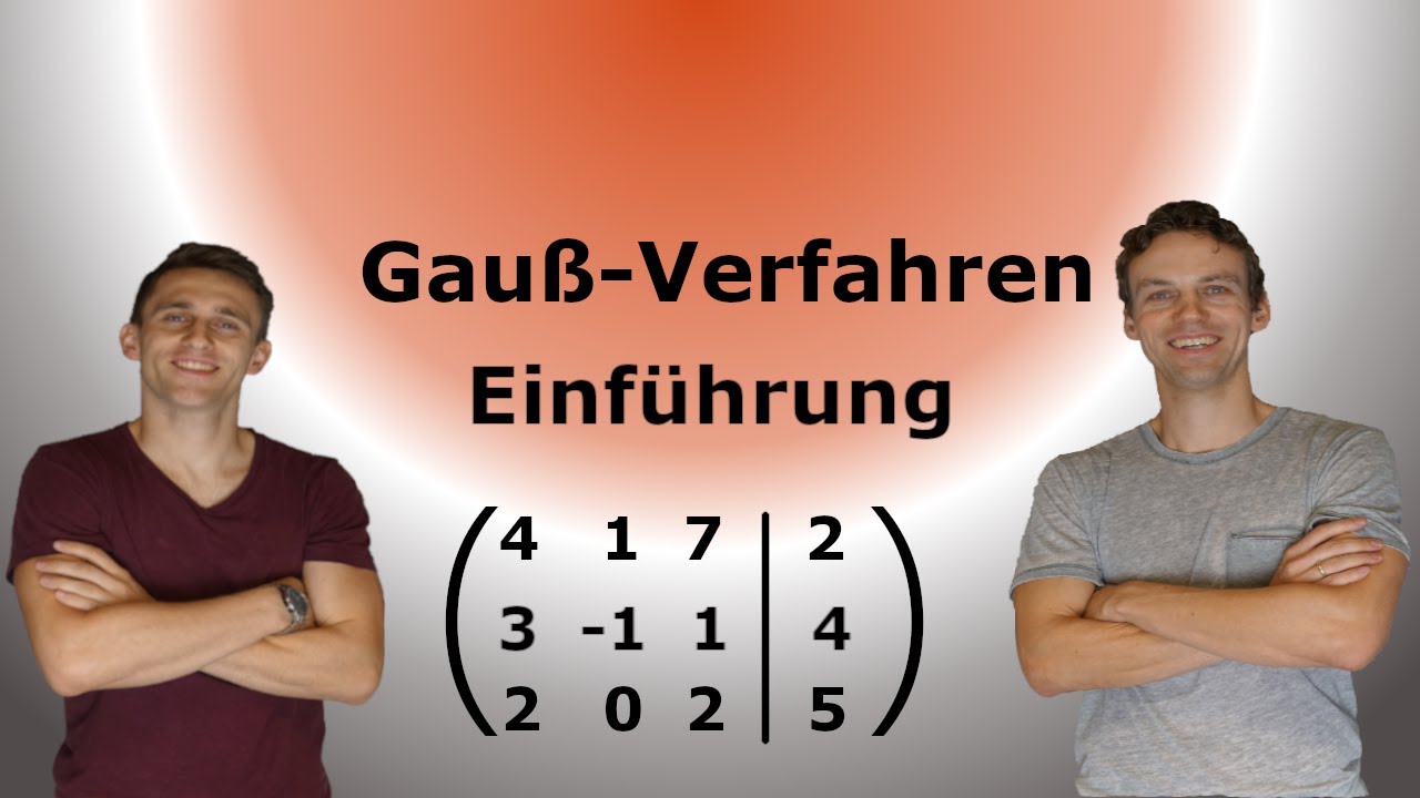 Gauß-Verfahren - Einführung, mit Aufgaben+Lösung