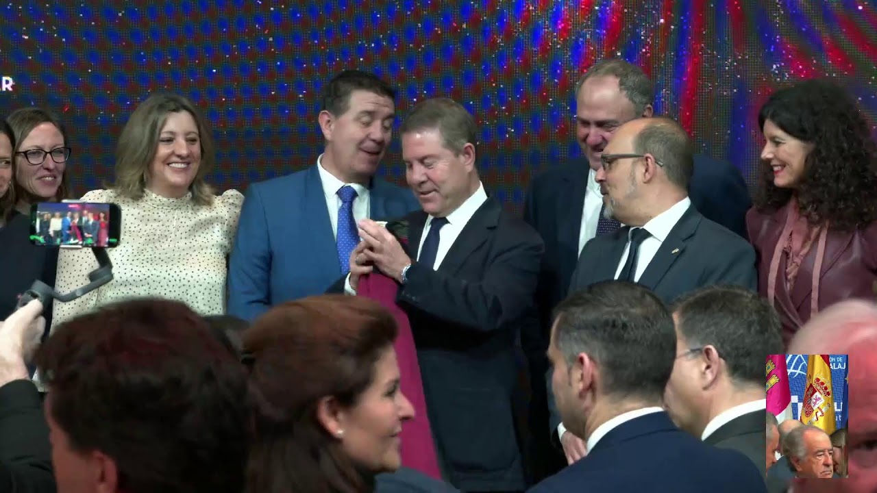 Junta de Comunidades de Castilla-La Mancha. Presentación stand Castilla – La Mancha en FITUR 2026