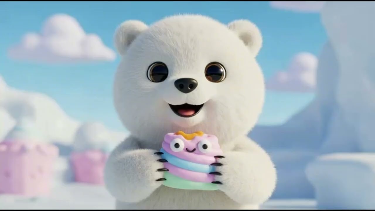 Maman ours polaire et son petit