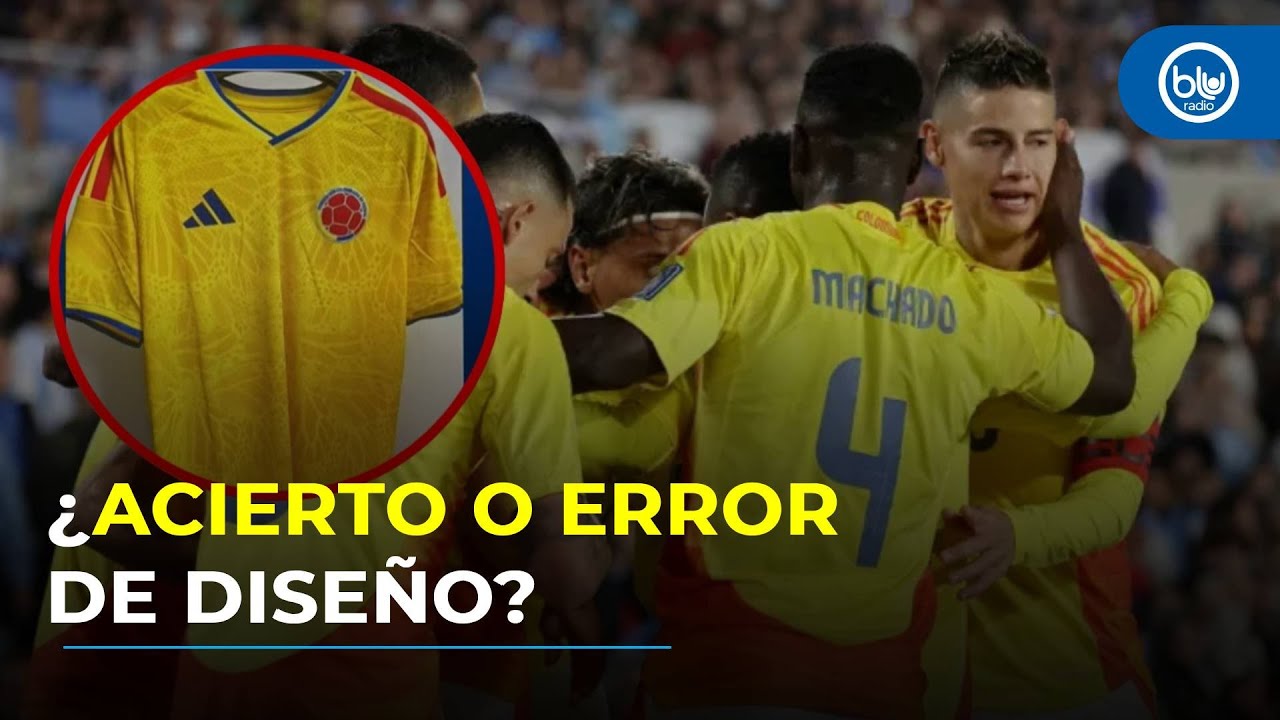 Nueva camiseta de la Selecci&oacute;n Colombia para el Mundial 2026: el dise&ntilde;o divide opiniones
