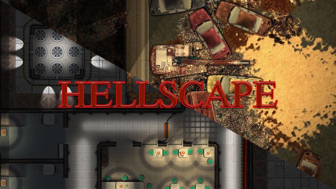 Intro to HellScape Tabletop Assets for Dungeondraft - Modern scifi battlemap tools