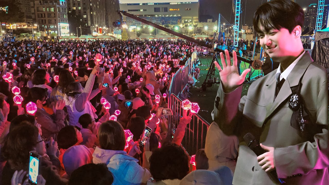 이찬원 2집 찬란 정규앨범 발매 후 노량진 첫 행사에서 타이틀곡 포함 수록곡까지 3곡 최초공개무대 기다림과 설레임 감동까지 있었던 도심속바다축제 박진감 넘치는 현장분위기 주요장면🔥