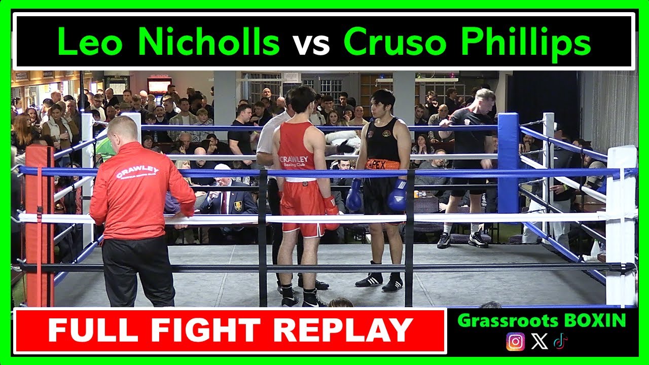 Leo Nicholls vs Cruso Phillips - FULL FIGHT - Crawley ABC Home Show (06/02/2026)