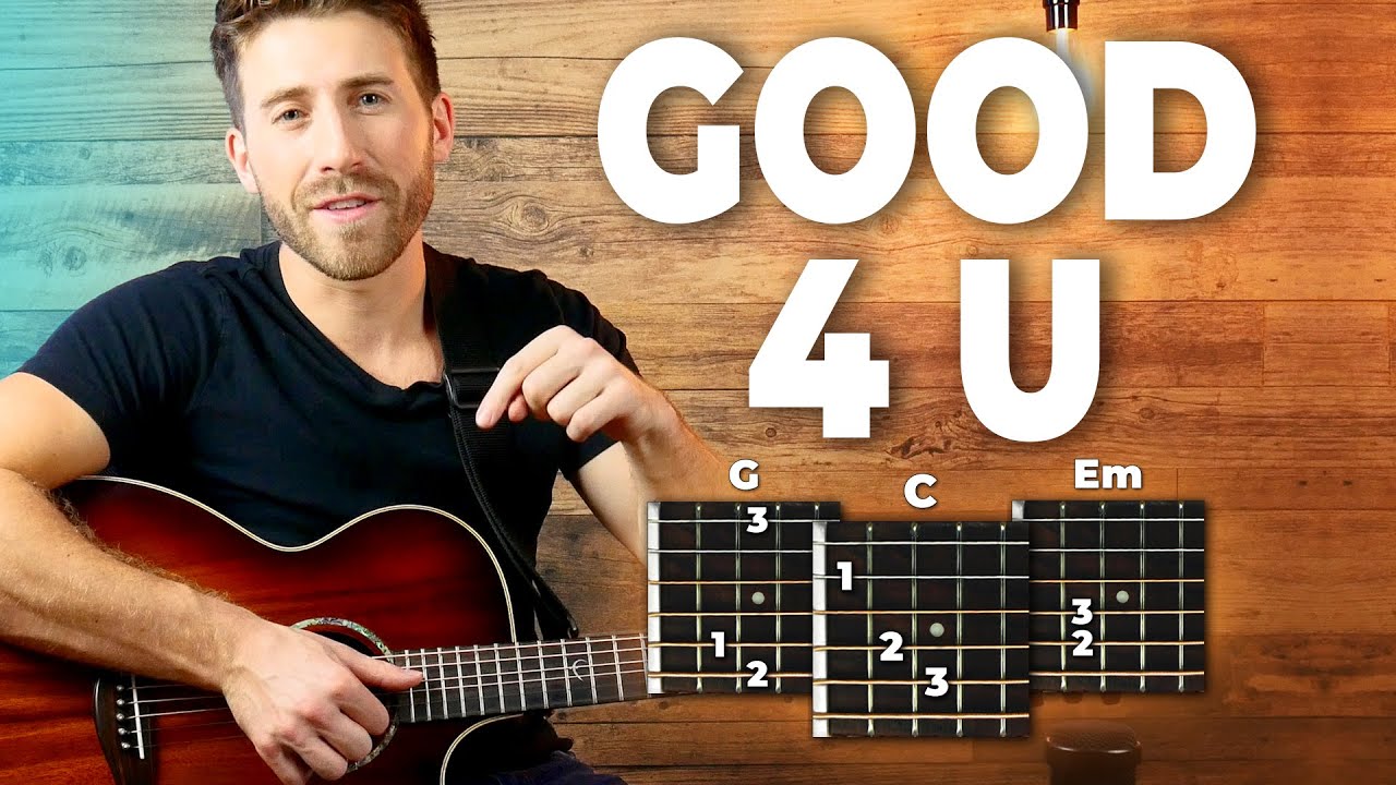 Good 4 U Guitar Tutorial - Olivia Rodrigo Guitar Lesson (easy chords)