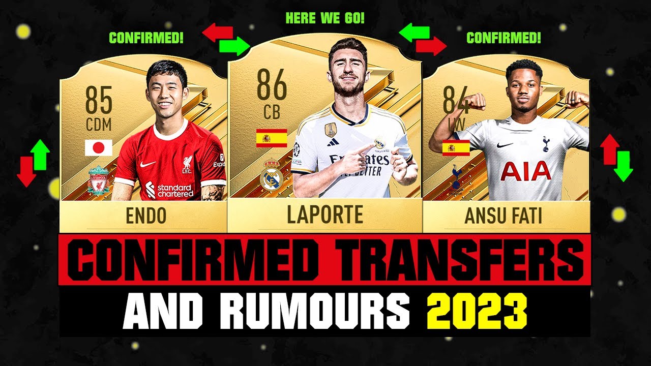 FIFA 24 | NEW CONFIRMED TRANSFERS & RUMOURS! 🤪🔥 ft. Laporte, Endo, Ansu Fati... etc