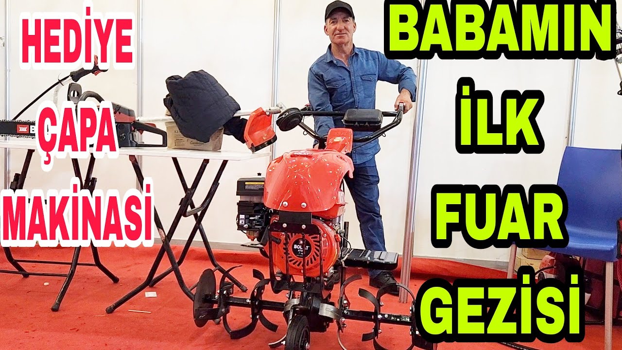 BABAMLA FUARDAYIZ ÇOK HEYECANLI~ÇAPA MAKİNASI HEDİYE ETTİLER~PİSKOPAT LA TRAKTÖR TAKAS