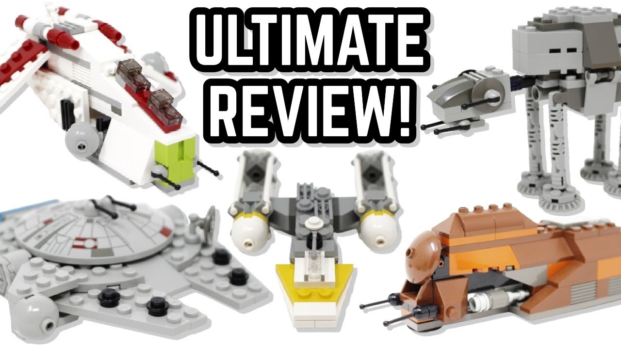 LEGO Star Wars 2003 Mini Building Sets ULTIMATE REVIEW! (sets 4488, 4489, 4490, & 4491)