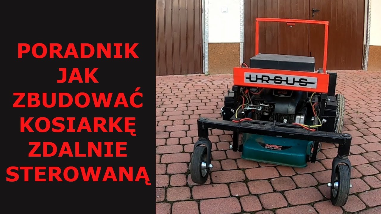 Budowa kosiarki zdalnie sterowanej- tutorial