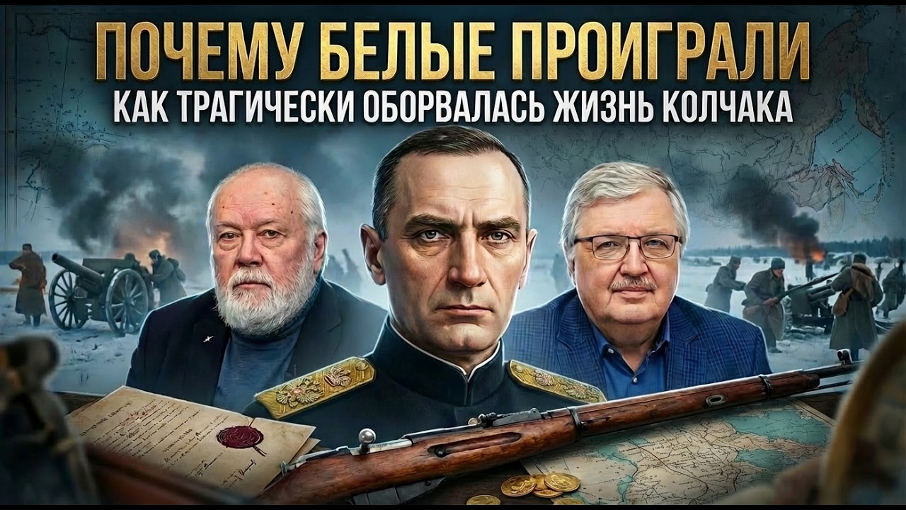 ПОЧЕМУ БЕЛЫЕ ПРОИГРАЛИ. Как трагически оборвалась жизнь Колчака | Сергей Дмитриев и Николай Черкашин