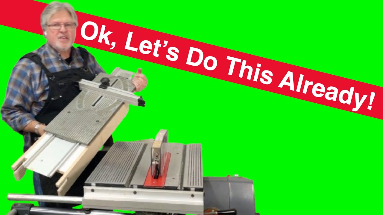 Shopsmith / BT3000 Sliding Table Mod (Let's Build This!)