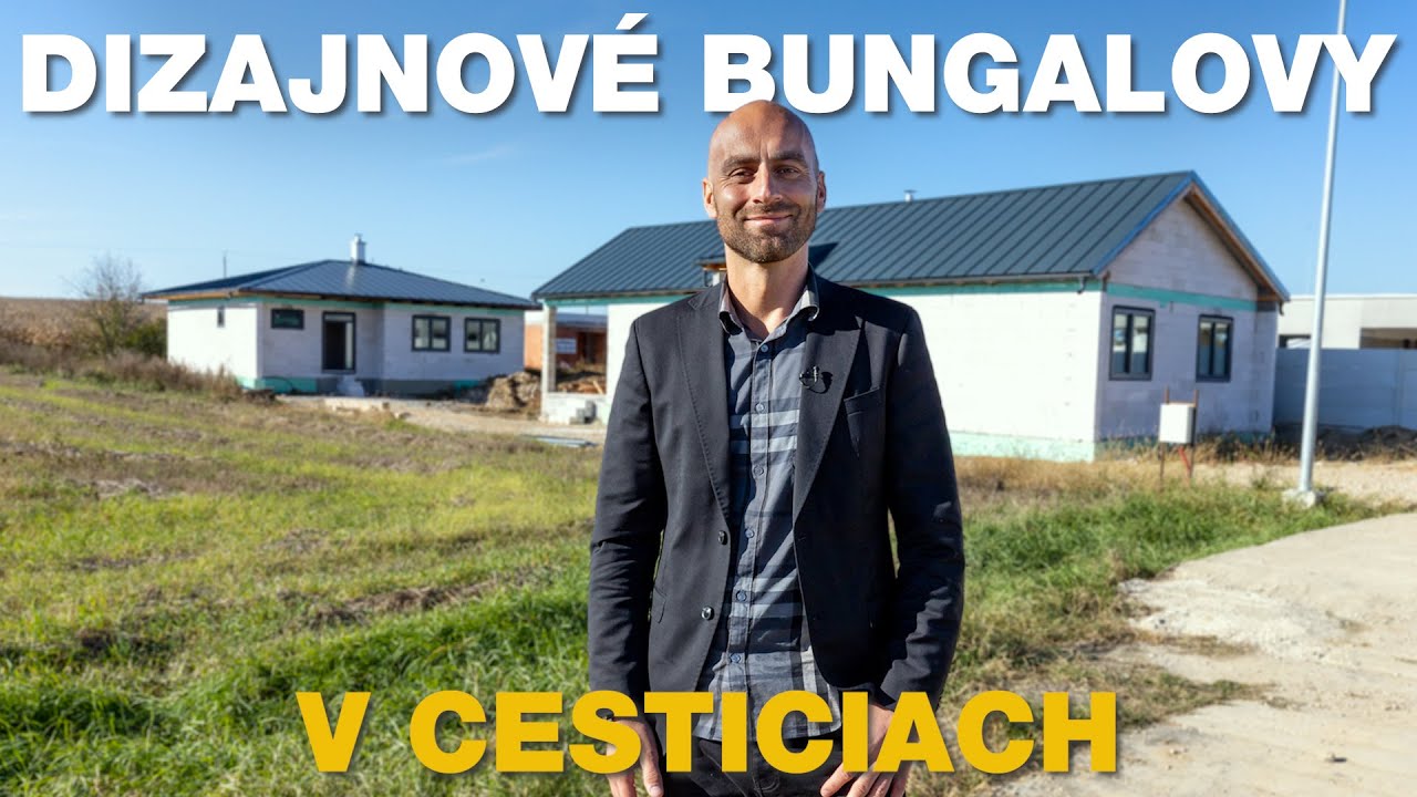 DIZAJNOVÉ BUNGALOVY V CESTICIACH