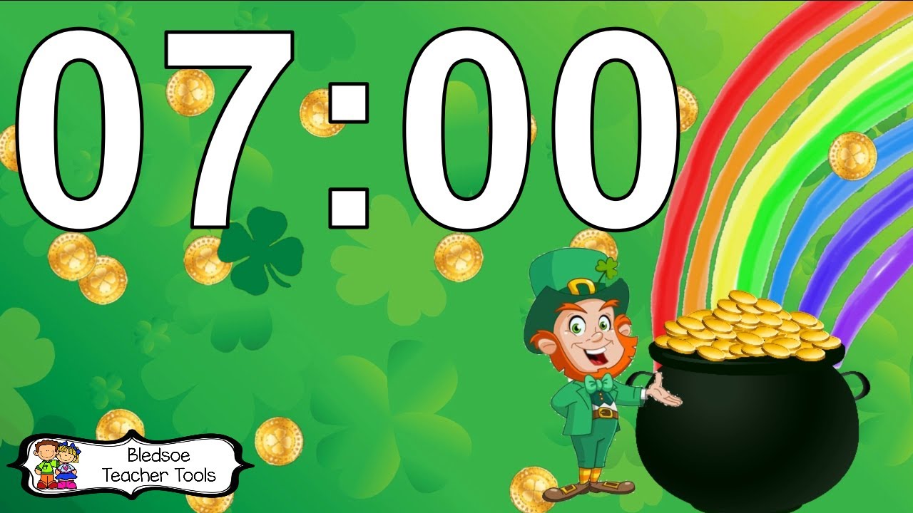 7 Minute Shamrock Timer with Music
