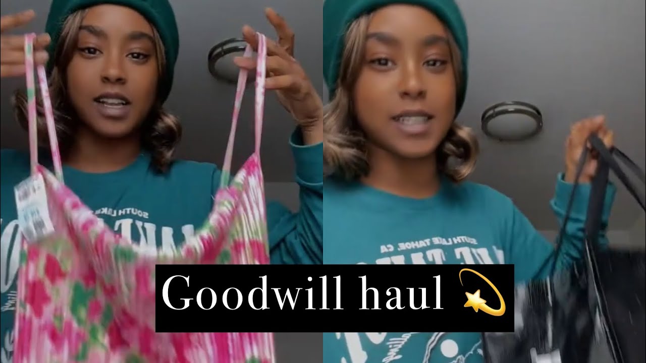 Shopping haul  (GoodWill) 💖! | Misha Larue 