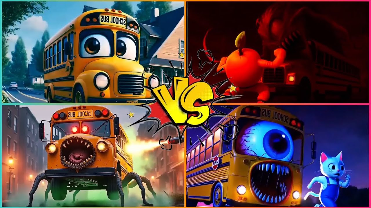 School Bus Eater Monster - Coffin DanceSong (COVER)#coffindancesong #coffindance#schoolbus