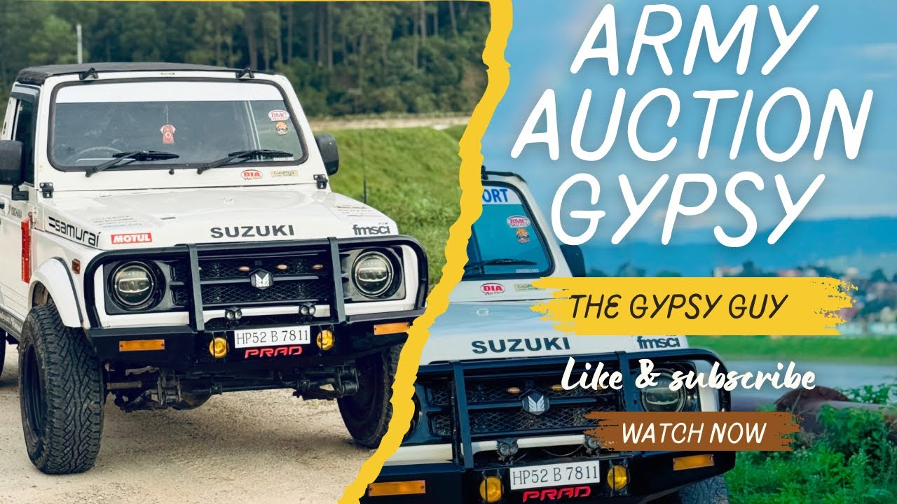 Gypsy review army auctions gypsy  modified gypsy  sticker from stickitup best off-roader  BMC