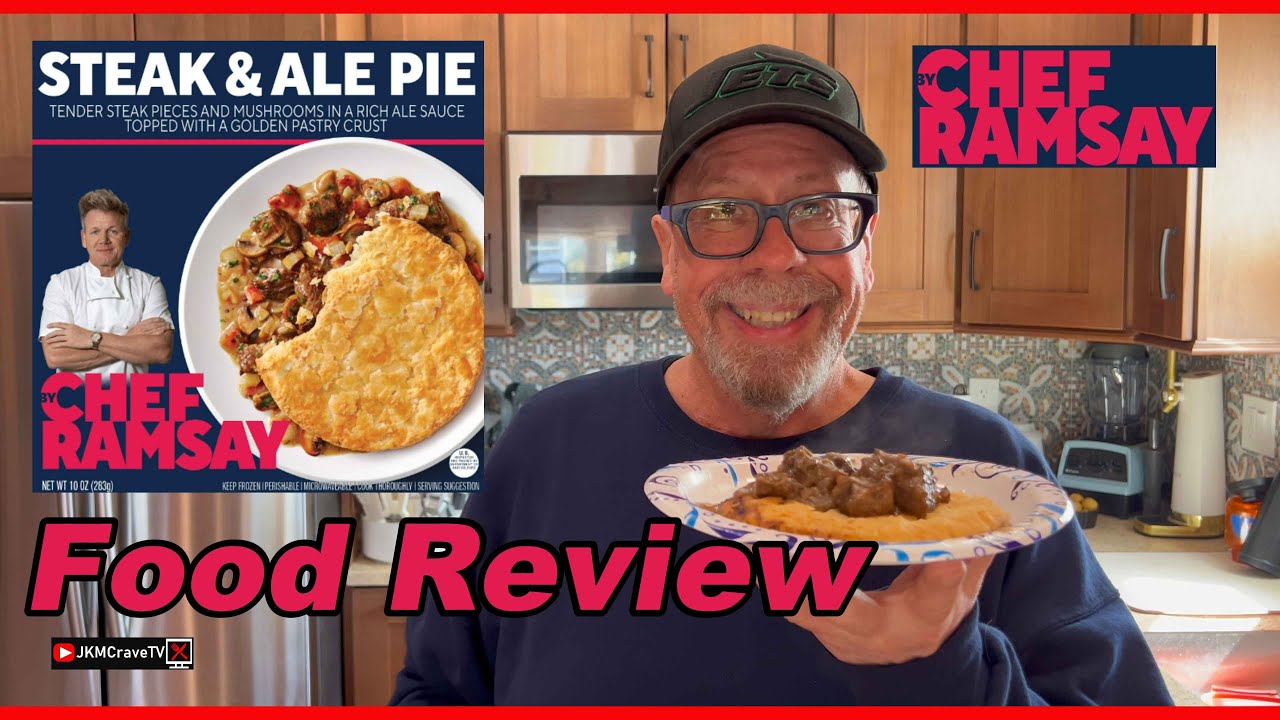 CHEF RAMSAY | STEAK & ALE PIE | Taste Test & Review | JKMCraveTV
