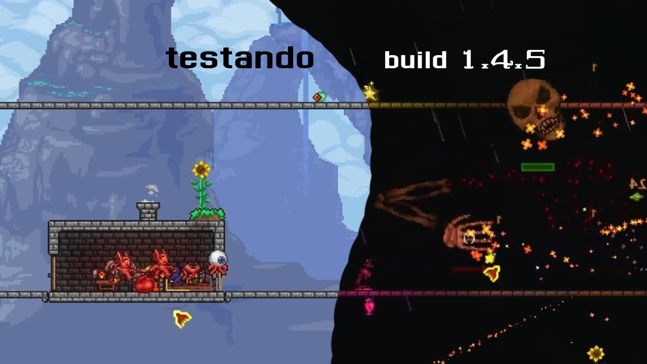 #6 Terraria master - batalha do skeletron !