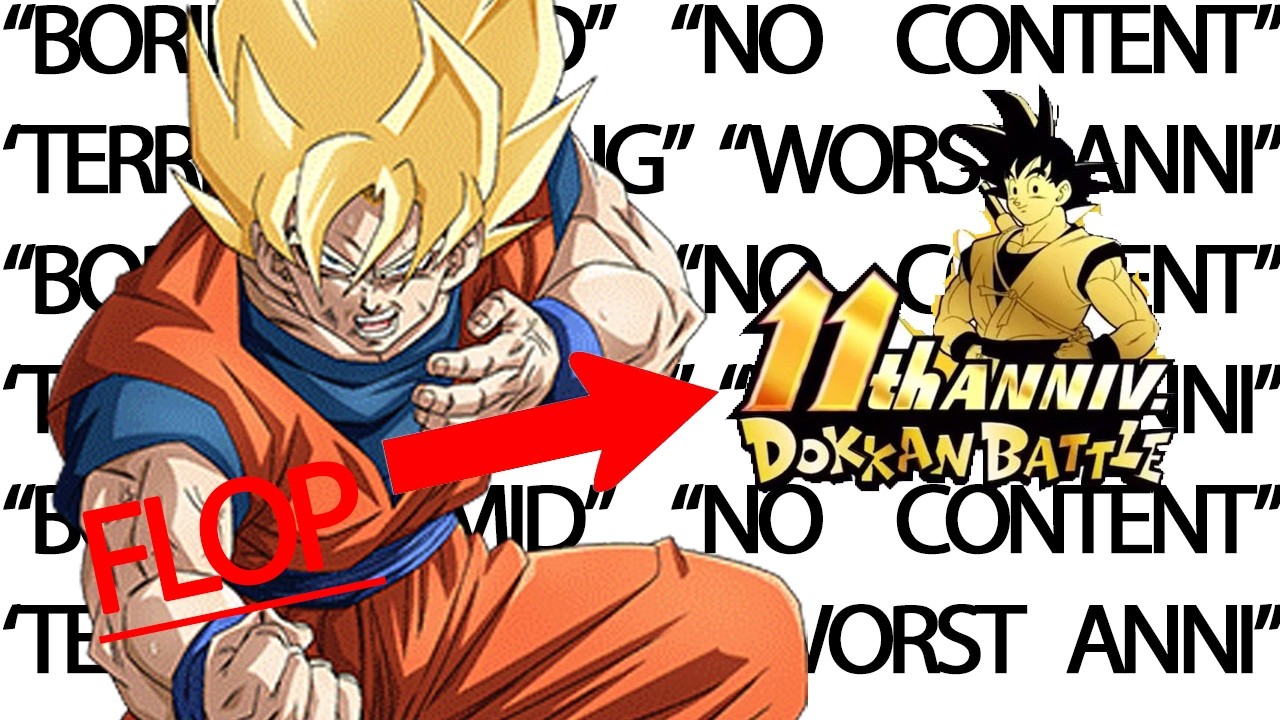 THE 11TH ANNIVERSARY IS ONE OF DOKKANS BIGGEST FLOPS IN DOKKAN HISTORY | Dragon Ball Z Dokkan Battle