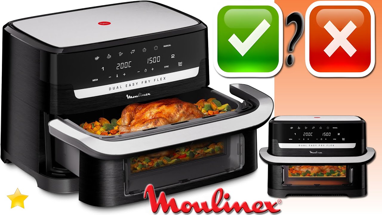 MOULINEX Dual Easy Fry Flex 9 литров Аэрофритюрница, которая ШОКИРУЕТ моих гостей