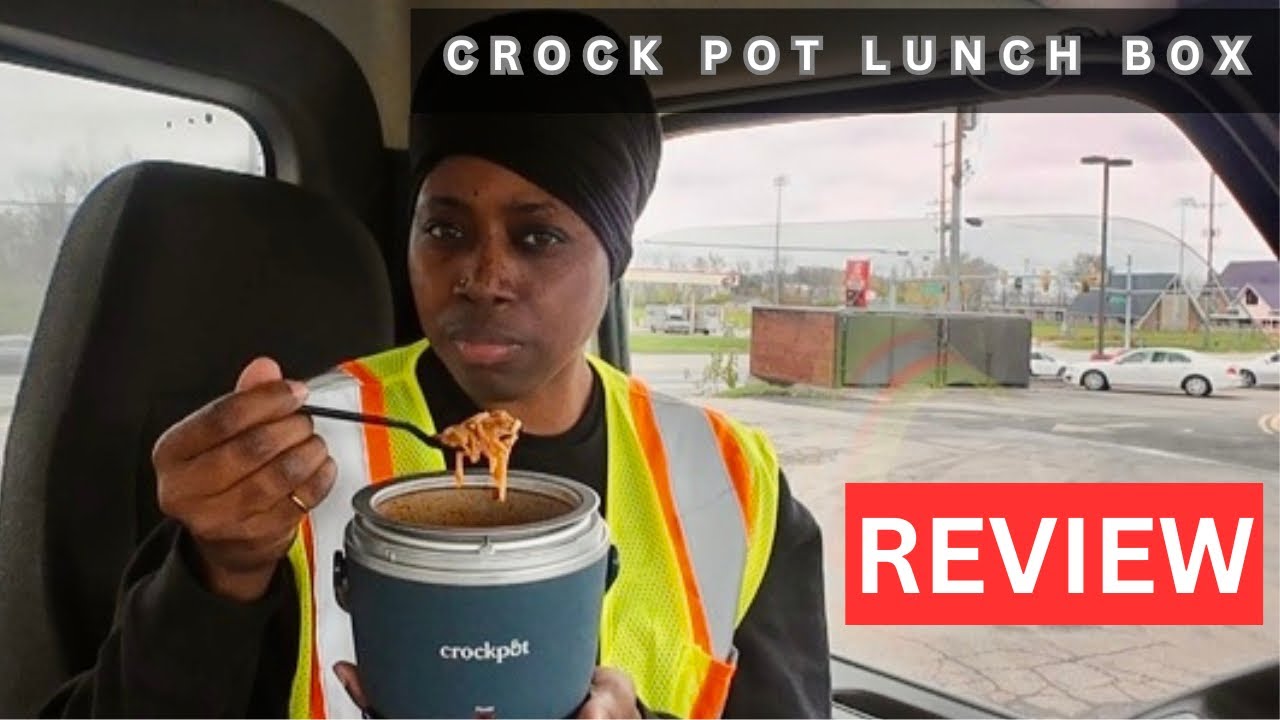 Review Crock-Pot Electric Lunch Box Food Warmer Faded Blue I'M LOVING IT!