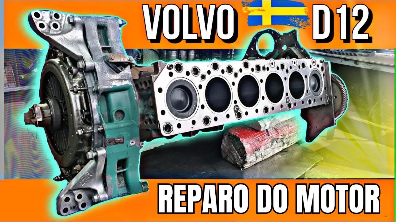 Restaurando Motor do Volvo D12 com 2.400.000 km Rodados!